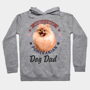 Pomeranian, World's Best Dog Dad Hoodie